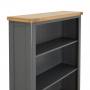 Marbury Slate Grey Painted Medium Sideboard with Bookcase Dresser Top