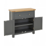 Marbury Slate Grey Painted Compact Small Sideboard