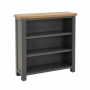 Marbury Slate Grey Painted Small Low Bookcase