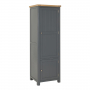 Marbury Slate Grey Painted Single Kitchen Larder Pantry Cupboard