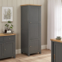 Marbury Slate Grey Painted Single Kitchen Larder Pantry Cupboard