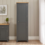 Marbury Slate Grey Painted Single Shaker Kitchen Pantry Cupboard