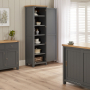 Marbury Slate Grey Painted Single Shaker Kitchen Pantry Cupboard