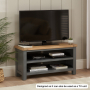 Marbury Slate Grey Painted Shoe Storage Hallway Bench