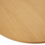 Industrial Natural Oak 150cm Round Dining Table with Grey Starburst Legs – 6 to 8 Seater