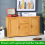 London Oak Large Sideboard