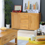 London Oak Large Sideboard