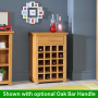 London Oak Wine Rack