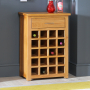 London Oak Wine Rack