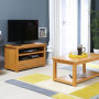 London Oak Small TV Unit - Up to 45" TV Size