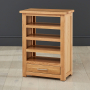 London Oak Hi-Fi Media Unit Stand