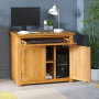 London Oak Hideaway Home Office Computer Desk