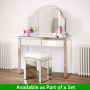 Venetian Curved Dressing Table Mirror