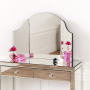 Venetian Curved Dressing Table Mirror