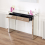 Venetian Mirrored 2 Drawer Dressing Console Table