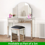 Venetian Curved Dressing Table Mirror