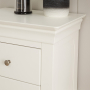 Wilmslow White Painted 2 Drawer Bedside Table