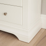 Wilmslow White Painted 2 Drawer Bedside Table