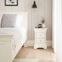 Wilmslow White Painted 2 Drawer Slim Bedside Table