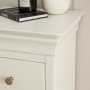 Wilmslow White Painted 2 Drawer Slim Bedside Table