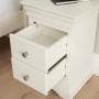 Wilmslow White Painted 2 Drawer Slim Bedside Table