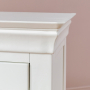 Wilmslow White Painted 5 Drawer Tallboy Wellington Chest of Drawers