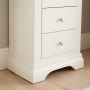 Wilmslow White Painted 5 Drawer Tallboy Wellington Chest of Drawers