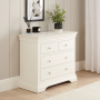 Wilmslow White Painted 2 over 2 Drawer Chest of Drawers