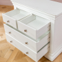 Wilmslow White Painted 2 over 2 Drawer Chest of Drawers