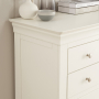 Wilmslow White Painted Tall 4 over 3 Drawer Chest of Drawers