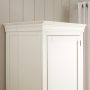 Wilmslow White Painted 1 Door Single Wardrobe