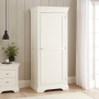 Wilmslow White Painted 1 Door Single Wardrobe