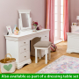 Wilmslow White Painted Double Pedestal Dressing Table