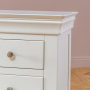 Wilmslow White Painted Double Pedestal Dressing Table