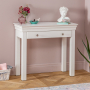 Wilmslow White Painted 1 Drawer Dressing Table