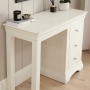 Wilmslow White Painted Single Pedestal Dressing Table