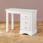 Wilmslow White Painted Single Pedestal Dressing Table