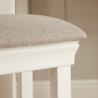 Wilmslow White Painted Dressing Table Stool