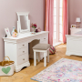 Wilmslow White Painted Dressing Table Stool