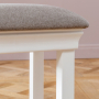 Wilmslow White Painted Dressing Table Stool