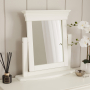 Wilmslow White 1 Drawer Dressing Table Set with Mirror & Stool