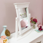 Wilmslow White Painted Vanity Dressing Mirror