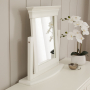 Wilmslow White 1 Drawer Dressing Table Set with Mirror & Stool