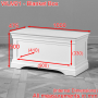 Wilmslow White Painted Blanket Box