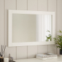 Wilmslow White Painted Wall Mirror - 90cm x 60cm