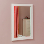 Wilmslow White Painted Wall Mirror - 90cm x 60cm