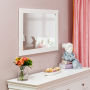 Wilmslow White Painted Wall Mirror - 90cm x 60cm