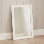 Wilmslow White Painted Wall Mirror - 90cm x 60cm