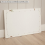 Wilmslow White Painted Wall Mirror - 90cm x 60cm