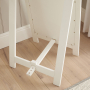 Wilmslow White Painted Cheval Mirror